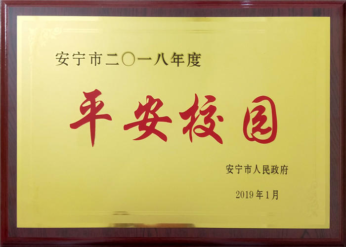 好孩子學(xué)校榮獲安寧市“平安校園”榮譽(yù)稱號